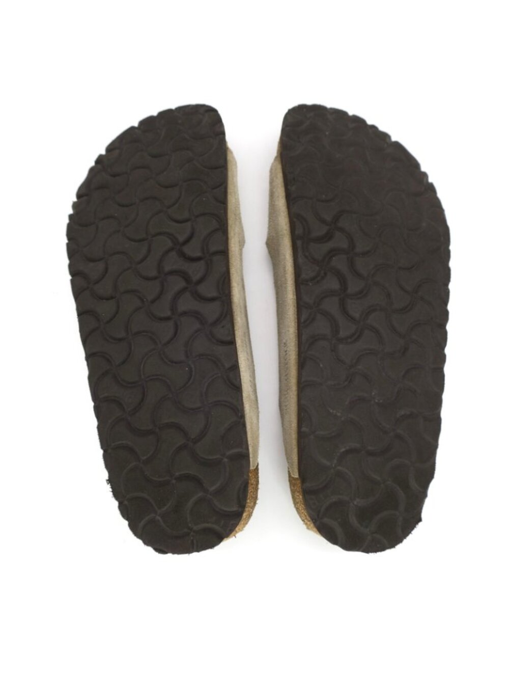 Birkenstock Sandals Arizona Taupe Suede Leather Soft Footbed Women's 39 US 8 - Picture 7 of 8